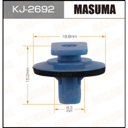 Retainer clip Masuma plastic, KJ-2692