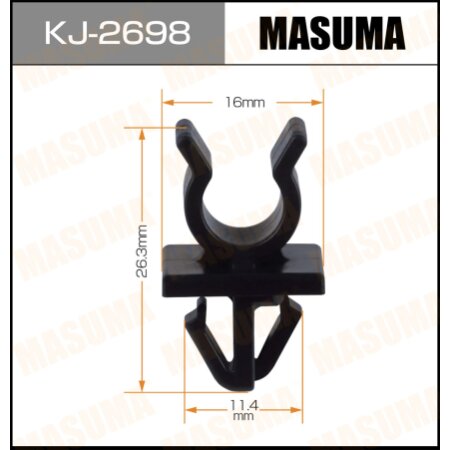 Retainer clip Masuma plastic, KJ-2698