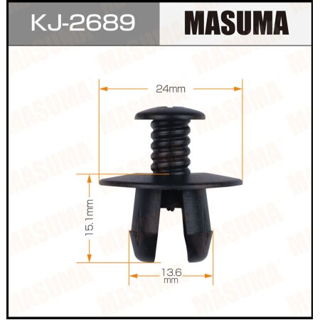 Retainer clip Masuma plastic, KJ-2689