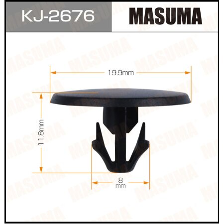 Retainer clip Masuma plastic, KJ-2676