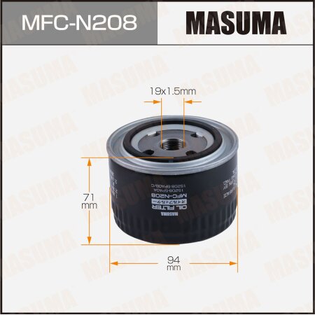 Oil filter Masuma, MFC-N208