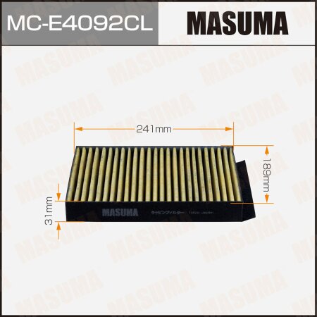 Cabin air filter Masuma charcoal, MC-E4092CL