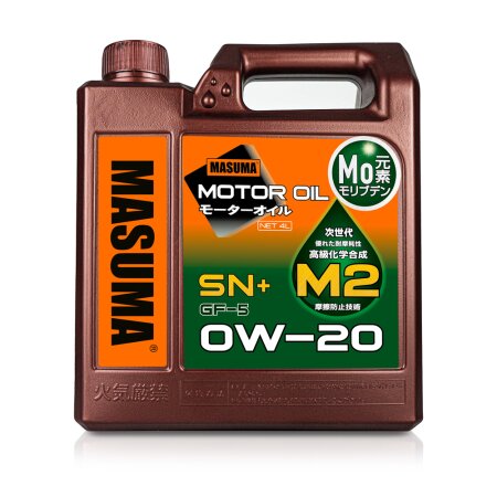 Engine oil MASUMA 0W20 M2 SN+/GF-5 gasoline, synthetic 4L, M-2001E