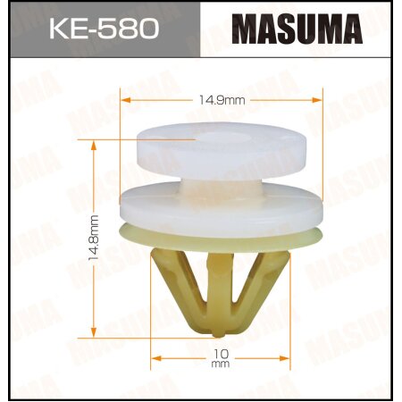 Retainer clip Masuma plastic, KE-580