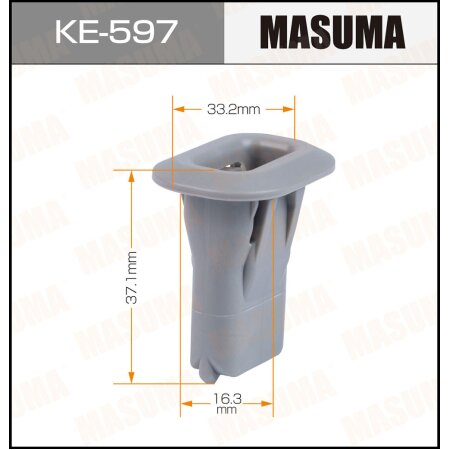 Retainer clip Masuma plastic, KE-597