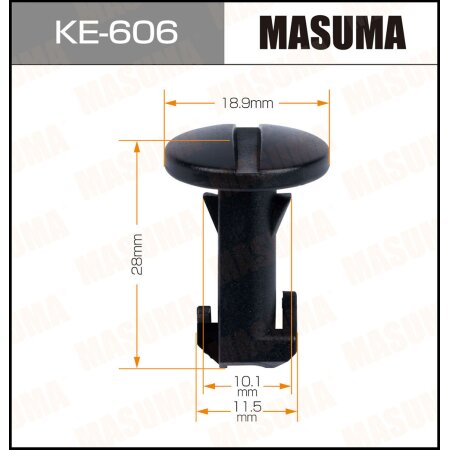 Retainer clip Masuma plastic, KE-606