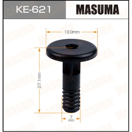 Retainer clip Masuma plastic, KE-621