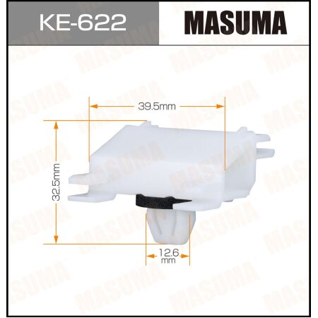 Retainer clip Masuma plastic, KE-622