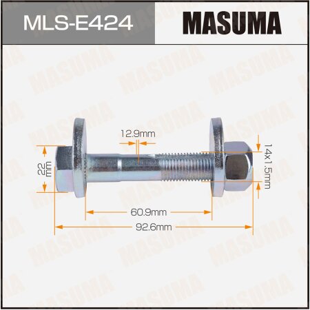 Camber adjustment bolt Masuma, MLS-E424