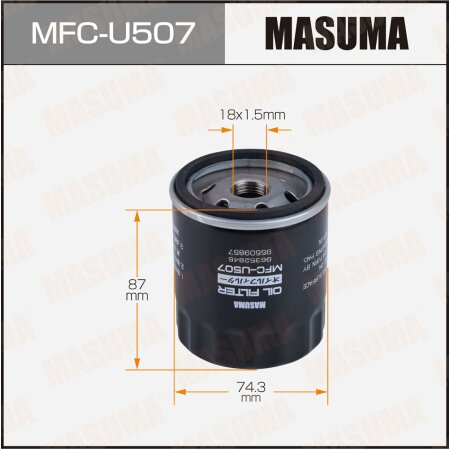 Oil filter Masuma, MFC-U507