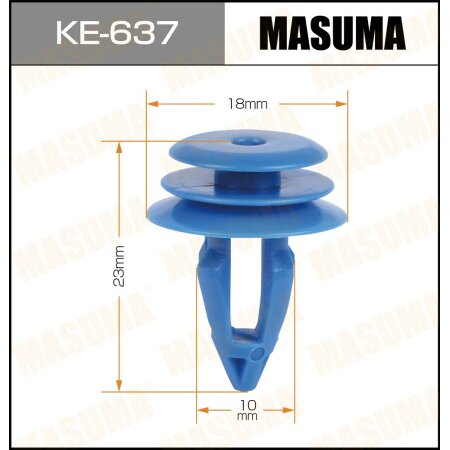 Retainer clip Masuma plastic, KE-637