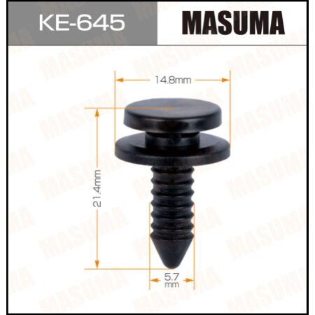 Retainer clip Masuma plastic, KE-645