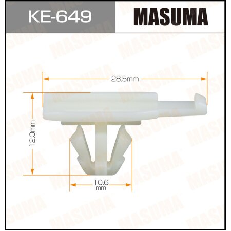 Retainer clip Masuma plastic, KE-649