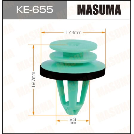 Retainer clip Masuma plastic, KE-655