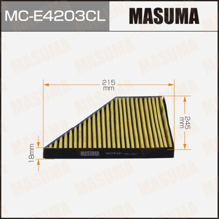 Cabin air filter Masuma charcoal, MC-E4203CL