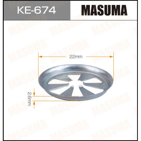 Retainer clip Masuma plastic, KE-674