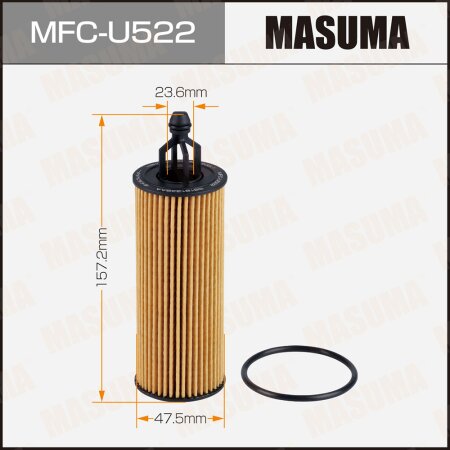 Oil filter Masuma, MFC-U522