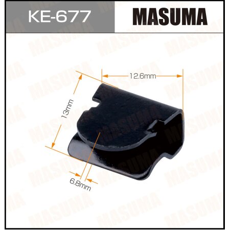 Retainer clip Masuma plastic, KE-677