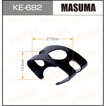 Retainer clip Masuma plastic, KE-682