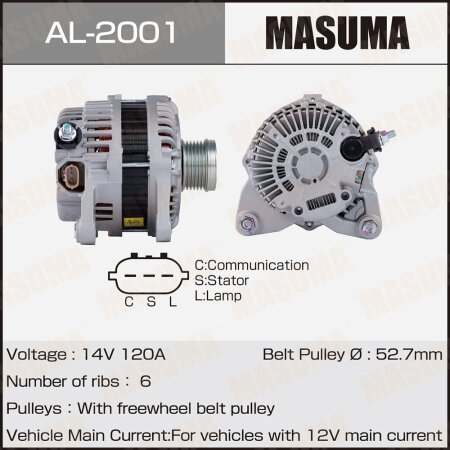 Alternator, AL-2001