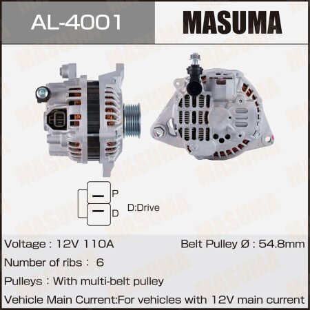 Alternator, AL-4001