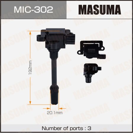 Ignition coil Masuma, MIC-302