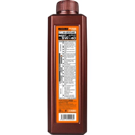 Engine oil MASUMA 5W40 M2 SN+/CF/A3B4 universal, synthetic 1L, M-2004E