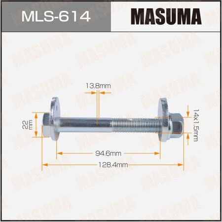 Camber adjustment bolt Masuma, MLS-614