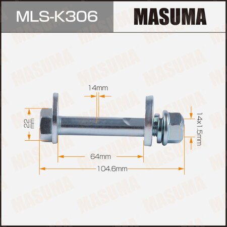 Camber adjustment bolt Masuma, MLS-K306