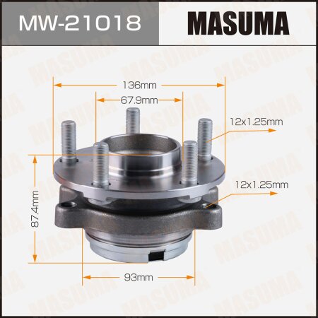 Wheel hub assembly Masuma, MW-21018