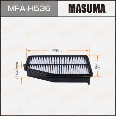 Air filter Masuma, MFA-H536