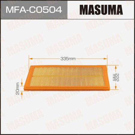 Air filter Masuma, MFA-C0504