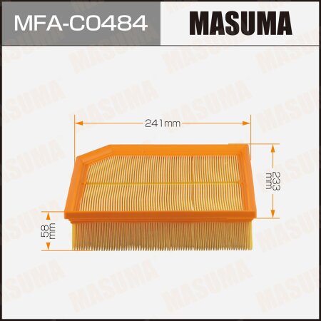 Air filter Masuma, MFA-C0484