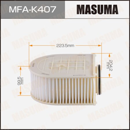 Air filter Masuma, MFA-K407