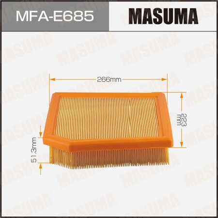 Air filter Masuma, MFA-E685