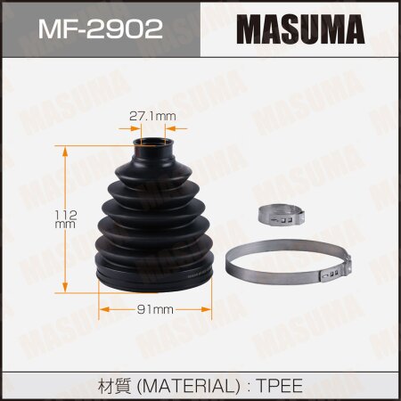 CV Joint boot Masuma (plastic), MF-2902