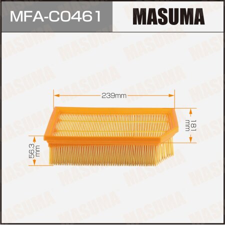 Air filter Masuma, MFA-C0461