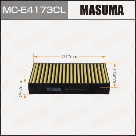 Cabin air filter Masuma charcoal, MC-E4173CL