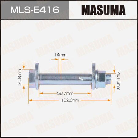 Camber adjustment bolt Masuma, MLS-E416