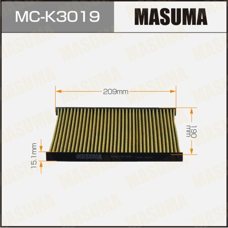 Cabin air filter Masuma, MC-K3019