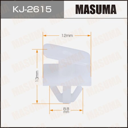 Retainer clip Masuma plastic, KJ-2615