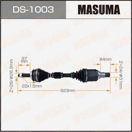 Drive shaft Masuma, DS-1003