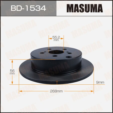 Brake disk Masuma, BD-1534