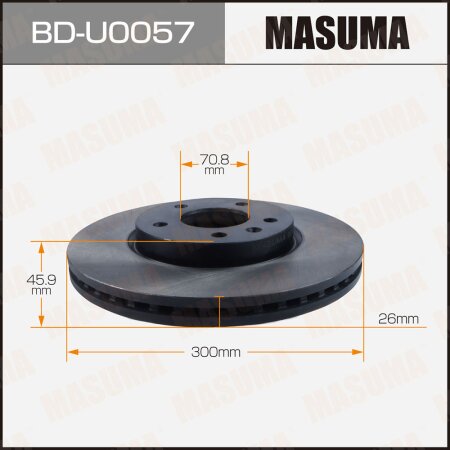 Brake disk Masuma, BD-U0057