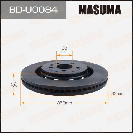 Brake disk Masuma, BD-U0084