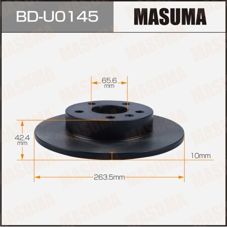 Brake disk Masuma, BD-U0145