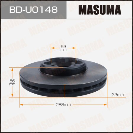 Brake disk Masuma, BD-U0148