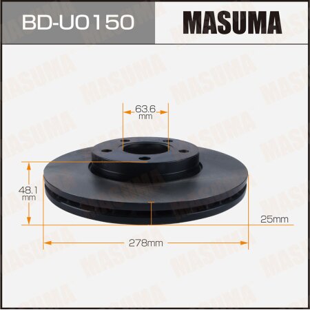 Brake disk Masuma, BD-U0150