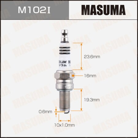 Spark plug Masuma iridium CR7EIX (7385), M102I