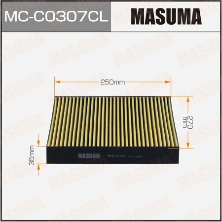 Cabin air filter Masuma charcoal, MC-C0307CL